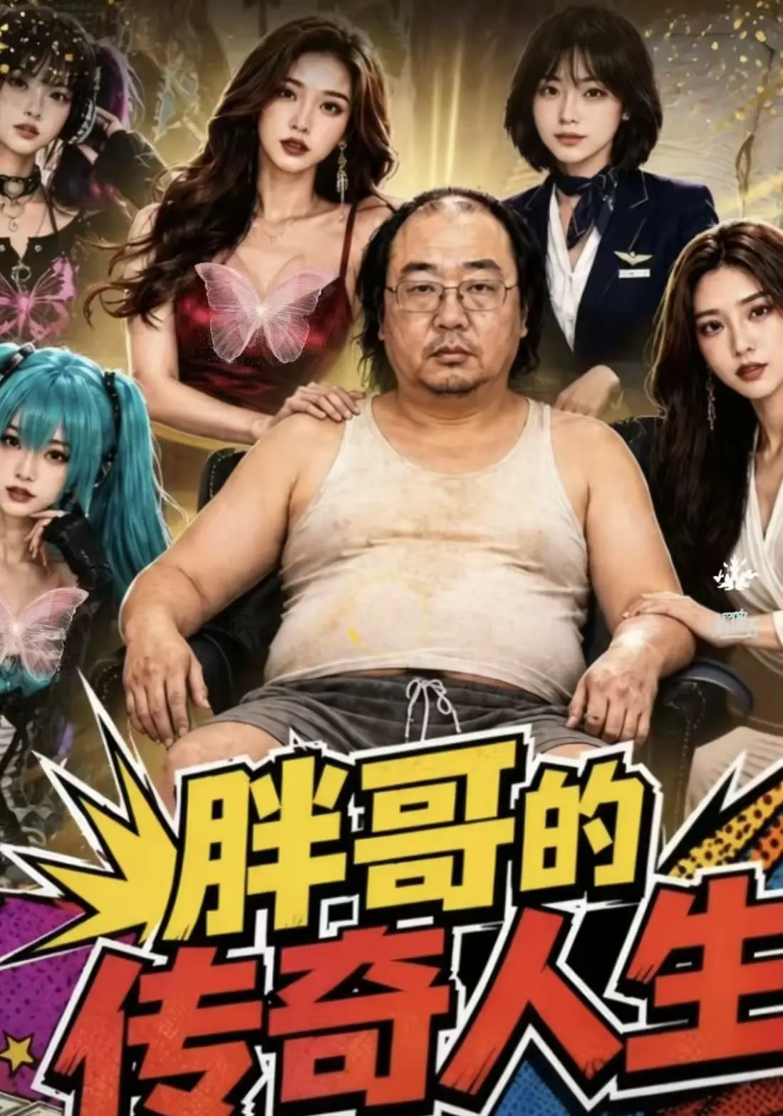 黄果魔改ai短剧《胖哥的传奇人生》全集-无广告免费在线观看胖哥的传奇人生-夸克迅雷百度云网盘免费下载-200斤胖子逆袭太解气
